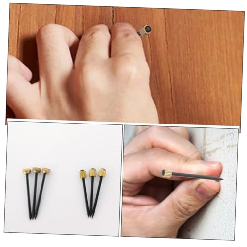 HONITANO 90 Stück Teiliges Bildaufhängeset Metall nägel in Robuste Wandnägel für Bilderrahmen Kunstwerke Poster Widerstandsfähige Push Pins für Holzoberflächen Minimaler von HONITANO