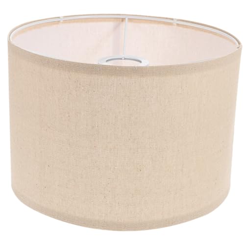 HONITANO Abnehmbarer Leinen Lampenschirm Beige Vielseitiger Stoff Lampenschirm für Tischlampe Deckenleuchte Wandlampe und Kronleuchter Einfache Montage und Langlebiges Material HONITANO Abnehmbarer Leinen Lampenschirm Beige Vielseitiger Stoff Lampenschirm für Tischlampe Deckenleuchte Wandlampe und Kronleuchter Einfache Montage und Langlebiges Material von HONITANO