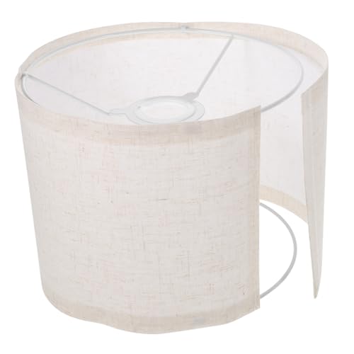 HONITANO Abnehmbarer Stofflampenschirm Zylinderform aus Netzleinen Ersatzschirm für Tisch Steh Hängelampen Moderner Lampenzubehör für Wohnzimmer und Schlafzimmer HONITANO Abnehmbarer Stofflampenschirm Zylinderform aus Netzleinen Ersatzschirm für Tisch Steh Hängelampen Moderner Lampenzubehör für Wohnzimmer und Schlafzimmer von HONITANO