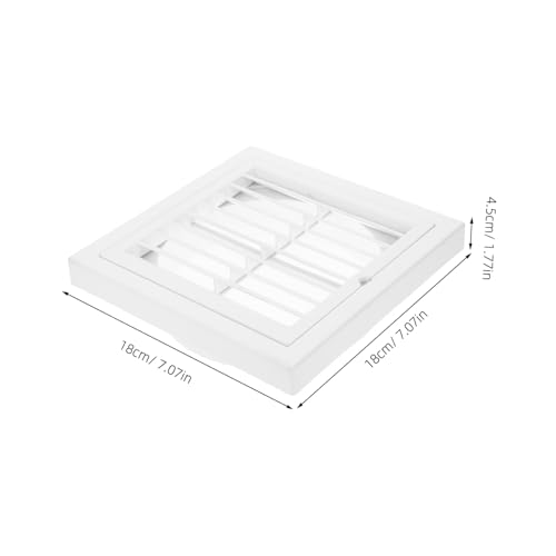 HONITANO Abs Lüftungsgitter Quadratisch mit Staubfilter Langlebig und Einfach zu Reinigen Geeignet als Wand und Deckenventilator Abdeckung Insektenschutz Vielseitig für Bad und Balkon HONITANO Abs Lüftungsgitter Quadratisch mit Staubfilter Langlebig und Einfach zu Reinigen Geeignet als Wand und Deckenventilator Abdeckung Insektenschutz Vielseitig für Bad und Balkon von HONITANO