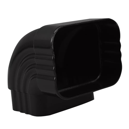 HONITANO Aluminiumlegierung Downspout Adapter Regenrohr Bogen Verbinder Langlebig Korrosionsbeständig Einfach zu Montieren für Dachrinnenverlängerung von HONITANO