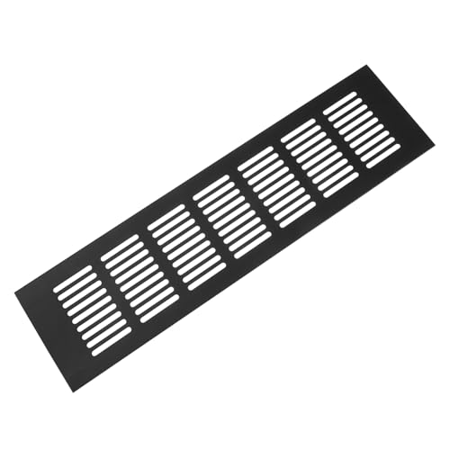 HONITANO Aluminiumlegierung Rechteckiges Lüftungsgitter Schwarz Langlebiges Mesh Ventilationsgitter für Schrank Schuhschrank Vielseitiges Belüftungselement für Bad und Küche HONITANO Aluminiumlegierung Rechteckiges Lüftungsgitter Schwarz Langlebiges Mesh Ventilationsgitter für Schrank Schuhschrank Vielseitiges Belüftungselement für Bad und Küche von HONITANO