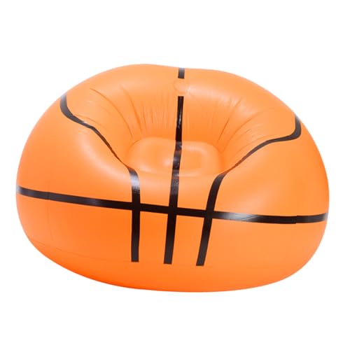 HONITANO Aufblasbares Air Sofa Basketball Design Kreativer Aufblasbarer Sitz Faltbarer Lazy Couch Sessel für Outdoor Camping Strand Festivals Leicht und Tragbar Langlebiges PVC Material HONITANO Aufblasbares Air Sofa Basketball Design Kreativer Aufblasbarer Sitz Faltbarer Lazy Couch Sessel für Outdoor Camping Strand Festivals Leicht und Tragbar Langlebiges PVC Material von HONITANO