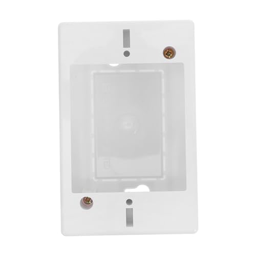 HONITANO Aufputz Anschlussdose Modell Kunststoff Einbaugehäuse für Amerikanische Wandsteckdosen Wohn Gewerbeinstallation Vielseitige Verteilerdose für Elektroinstallationen von HONITANO