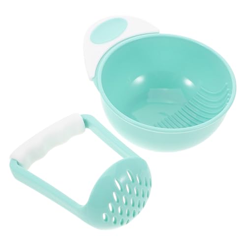 HONITANO Babynahrung Stampfer Set mit Schüsseln Manuell Food Masher für Obst Brei Zubereitung Sicher Einfach zu Reinigen Multifunktional Babynahrungszubereiter HONITANO Babynahrung Stampfer Set mit Schüsseln Manuell Food Masher für Obst Brei Zubereitung Sicher Einfach zu Reinigen Multifunktional Babynahrungszubereiter von HONITANO