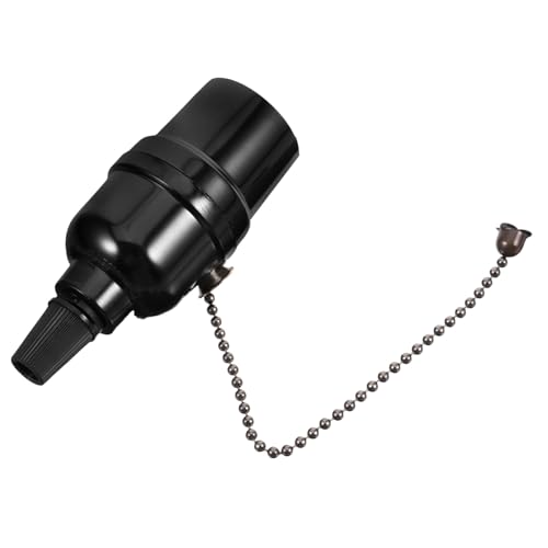 HONITANO Bakelit Lampenfassung mit Zugschalter Widerstandsfähig und Belastbar Flexibel für Decken Tisch und Wandleuchten Langlebiges Ceiling Light Accessory von HONITANO
