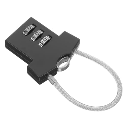 HONITANO Blindenschloss mit Zahlenkombination Robustes Außenschloss aus Zinklegierung Verschleißfestes Sicheres Vorhängeschloss für Schränke Koffer Fitnessstudio und Reisen Einfache von HONITANO