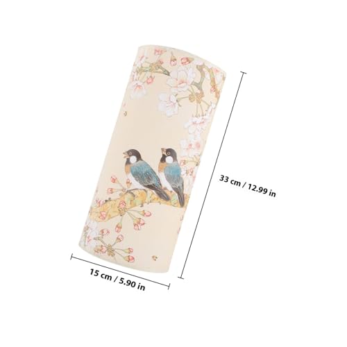 HONITANO Chinesischer Stil Lampenschirm Großer Langer Hängend Moderner Pendelleuchten ersatz für Wohnzimmer Esszimmer und Schlafzimmer Dekorativ und Langlebig HONITANO Chinesischer Stil Lampenschirm Großer Langer Hängend Moderner Pendelleuchten ersatz für Wohnzimmer Esszimmer und Schlafzimmer Dekorativ und Langlebig von HONITANO