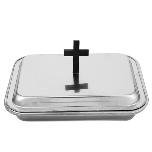 HONITANO Communion Tablett mit Löchern Multifunktionales Heiliges Abendmahl Serviertablett als Kelchhalter und Kartenablage für Kirchenbedarf Leicht und Pflegeleicht für Familienfeiern und von HONITANO