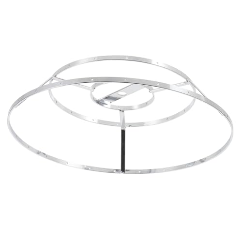 HONITANO DIY Pendelleuchten Lampenschirmrahmen aus Robustem Eisen Stabile Halterung für Tisch und Hängelampen Vielseitiger Lampenschirmhalter für Wohn und Arbeitsbereiche Einfache Montage von HONITANO
