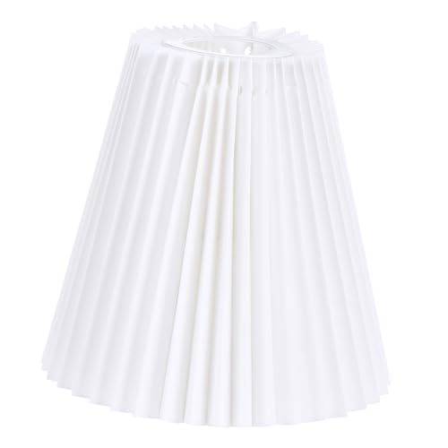 HONITANO Dekorativer Stoff Lampenschirm Deckenlampe Lampenschutz Leicht zu Installieren Weiß Staubschutz Für Wohnzimmer Schlafzimmer von HONITANO