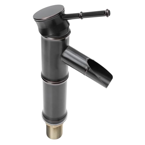 HONITANO Design Wasserhahn Badarmatur Einhebelmischer mit Wasserfall Auslauf Heiß Kalt Mischbatterie für Waschtisch und Küchenspüle Langlebiger Rostfreier Bronze Lavatory Sink Faucet HONITANO Design Wasserhahn Badarmatur Einhebelmischer mit Wasserfall Auslauf Heiß Kalt Mischbatterie für Waschtisch und Küchenspüle Langlebiger Rostfreier Bronze Lavatory Sink Faucet von HONITANO