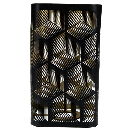 HONITANO Eckiger Lampenschirm aus Eisen Rostfrei Dekorativer Lampenschirm Ersatz mit Goldfarbenem Innenraum Einfach zu Montieren für DIY Hängeleuchten und Wohnraumgestaltung HONITANO Eckiger Lampenschirm aus Eisen Rostfrei Dekorativer Lampenschirm Ersatz mit Goldfarbenem Innenraum Einfach zu Montieren für DIY Hängeleuchten und Wohnraumgestaltung von HONITANO