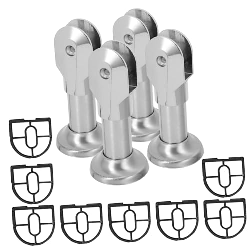 HONITANO Edelstahl Toiletten Trennwand Fußstütze Stützfüße Badezimmer Trennwandhalterung Langlebig Robust für Gemeinschafts Toiletten HONITANO Edelstahl Toiletten Trennwand Fußstütze Stützfüße Badezimmer Trennwandhalterung Langlebig Robust für Gemeinschafts Toiletten von HONITANO