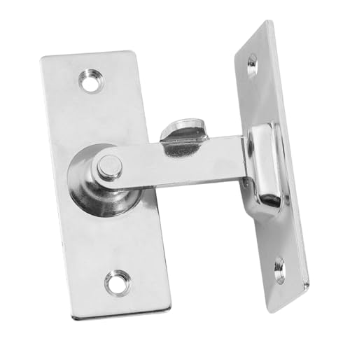 HONITANO Edelstahl Türschloss Riegel Large Silber Robuster Schiebetürriegel mit Einfachem Rechtwinkligem Design Langlebig für Haus Fenstertüren Einfache Montage mit Schrauben HONITANO Edelstahl Türschloss Riegel Large Silber Robuster Schiebetürriegel mit Einfachem Rechtwinkligem Design Langlebig für Haus Fenstertüren Einfache Montage mit Schrauben von HONITANO