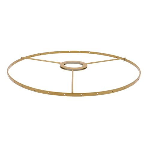 HONITANO Eisen Lampenschirm Rahmen Single Layer Lampenschirm Halter DIY Ring Support für Stehlampen Kronleuchter Wohnzimmerbeleuchtung von HONITANO