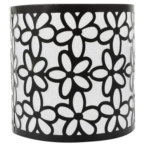 HONITANO Eisengrau Vintage Lampenschirm Metall Lampenabdeckung für Nachttischlampe Deckenleuchte und Wandlampe Robust Langlebig Weiches Licht Vielseitig Einsetzbar von HONITANO