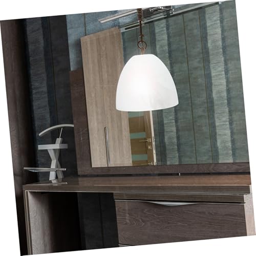 HONITANO Europäischer Glasschirm für Deckenlampe Mittelöffnung Stilvoller Lampenschirm Installieren Langlebiger Lampenschutz für Wohnzimmer und Hängelampe von HONITANO