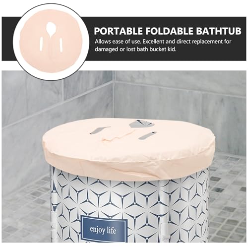 HONITANO Faltbarer Badewannen Deckel Isolierte Badewannenabdeckung Multifunktionale Ersatzabdeckung für Badewanne Faltbarer Deckel für Wellness Spa und Zuhause von HONITANO