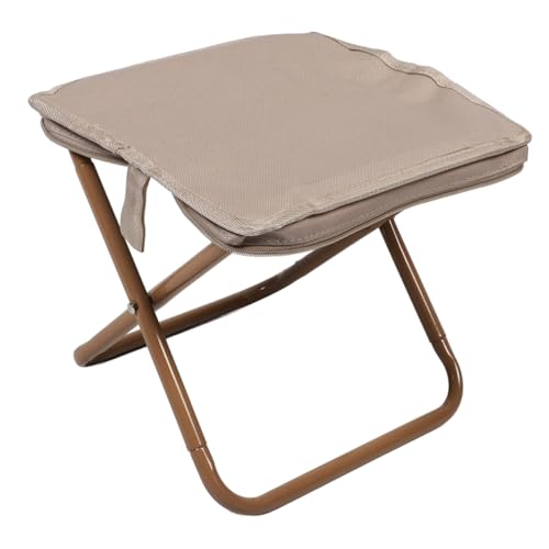 HONITANO Faltbarer Leichter Campinghocker aus Oxford Material mit Atmungsaktivem Sitz Klappbar und Tragbar für Angeln Sportveranstaltungen Picknick und Grillen Inklusive Khaki Tragetasche HONITANO Faltbarer Leichter Campinghocker aus Oxford Material mit Atmungsaktivem Sitz Klappbar und Tragbar für Angeln Sportveranstaltungen Picknick und Grillen Inklusive Khaki Tragetasche von HONITANO