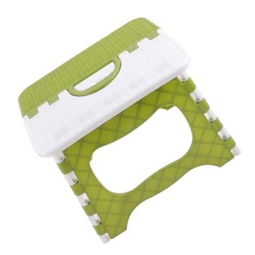 HONITANO Faltbarer Leichter Klapphocker Mittlere Stabiler Tragbarer Kunststoffstuhl für Camping Angeln Outdoor Aktivitäten Kompakt Platzsparend Schnell Zusammenklappbar Vielseitig von HONITANO