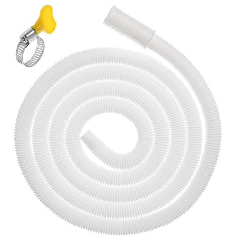 HONITANO Flexibler Ablaufschlauch für Klimaanlage mit Edelstahlklemme Wetterbeständig Dicker Geeignet für Mini Split Ac Waschmaschine Küche und Bad Einfache Installation HONITANO Flexibler Ablaufschlauch für Klimaanlage mit Edelstahlklemme Wetterbeständig Dicker Geeignet für Mini Split Ac Waschmaschine Küche und Bad Einfache Installation von HONITANO