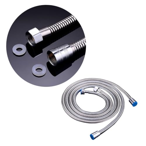 HONITANO Flexibler Duschschlauch aus Rostfreiem Edelstahl mit Messing Innenkern Elektroplattiert für Badezimmer Brause Passend Langlebig und Druckbeständig HONITANO Flexibler Duschschlauch aus Rostfreiem Edelstahl mit Messing Innenkern Elektroplattiert für Badezimmer Brause Passend Langlebig und Druckbeständig von HONITANO