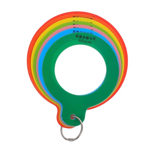 HONITANO Frucht sortierkreis aus Robustem Kunststoff Präziser Messschieber für Apfelgröße Multifunktionales Leichtes Obst grading tool für Bauern und Obstsortierung HONITANO Frucht sortierkreis aus Robustem Kunststoff Präziser Messschieber für Apfelgröße Multifunktionales Leichtes Obst grading tool für Bauern und Obstsortierung von HONITANO