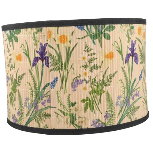 HONITANO Gedruckter Lampenschirm Hängend Dekorativer Lampenschirm mit Pflanzenmuster für Wohnzimmer Schlafzimmer Retro Deckenleuchte Abdeckung Langlebig und Natürlich HONITANO Gedruckter Lampenschirm Hängend Dekorativer Lampenschirm mit Pflanzenmuster für Wohnzimmer Schlafzimmer Retro Deckenleuchte Abdeckung Langlebig und Natürlich von HONITANO