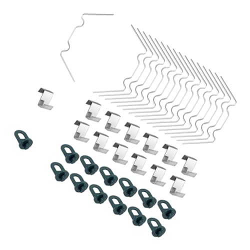 HONITANO Gewächshausclips Edelstahl W Form Fixierclips für Glasfenster Z Klammern Befestigungsringe Rostfrei Langlebig Garten Gewächshaus Zubehör Ersatzteile HONITANO Gewächshausclips Edelstahl W Form Fixierclips für Glasfenster Z Klammern Befestigungsringe Rostfrei Langlebig Garten Gewächshaus Zubehör Ersatzteile von HONITANO