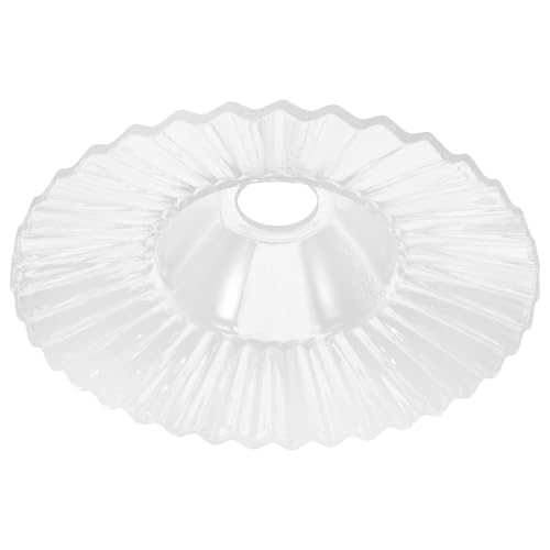 HONITANO Glas Lampenschirm in Dunkelgrün Schirm aus Robustem Glas Dekorative Abdeckung für Hängelampen Augenschutz vor Grellem Licht Eleganter Lampenüberzug für Wohnzimmer Flur und von HONITANO
