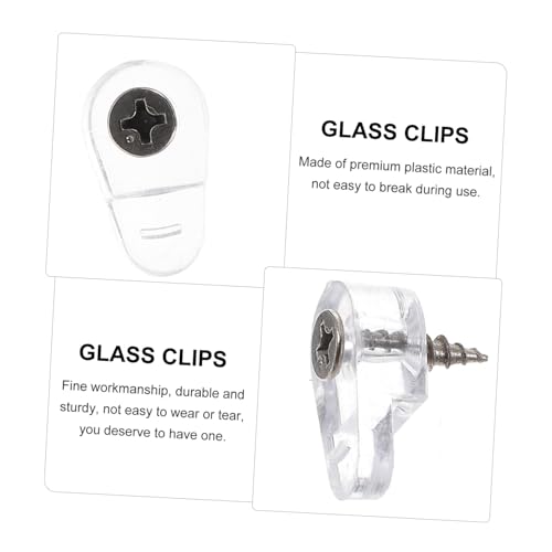 HONITANO Glashalterung Spiegelclip B Klemmen mit Schrauben zur Spiegelmontage Wandbefestigung Glasregal Halter für Spiegel Glasplatten Einfache Installation Schutz vor Glasschäden HONITANO Glashalterung Spiegelclip B Klemmen mit Schrauben zur Spiegelmontage Wandbefestigung Glasregal Halter für Spiegel Glasplatten Einfache Installation Schutz vor Glasschäden von HONITANO