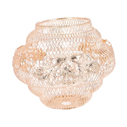 HONITANO Goldener Metall Lampenschirm Hängeleuchte Deckenleuchte Eisen Lampenabdeckung Vintage Design Für Wohnzimmer Schlafzimmer Hotel Bar HONITANO Goldener Metall Lampenschirm Hängeleuchte Deckenleuchte Eisen Lampenabdeckung Vintage Design Für Wohnzimmer Schlafzimmer Hotel Bar von HONITANO