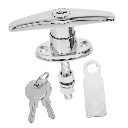 HONITANO Griff Schloss Set mit Schlüssel für Scheunen und Gartentore Robustes Garagentor Ersatzgriff Schloss Ergonomischer Griff Einfache Montage Sichere Verriegelung HONITANO Griff Schloss Set mit Schlüssel für Scheunen und Gartentore Robustes Garagentor Ersatzgriff Schloss Ergonomischer Griff Einfache Montage Sichere Verriegelung von HONITANO