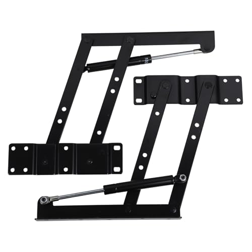 HONITANO Heavy Duty Möbel Hubmechanismus Klappbarer Tischlift mit Feder Stabile Stahlkonstruktion Platzsparender und Klappmechanismus für Wohn und Couchtische von HONITANO
