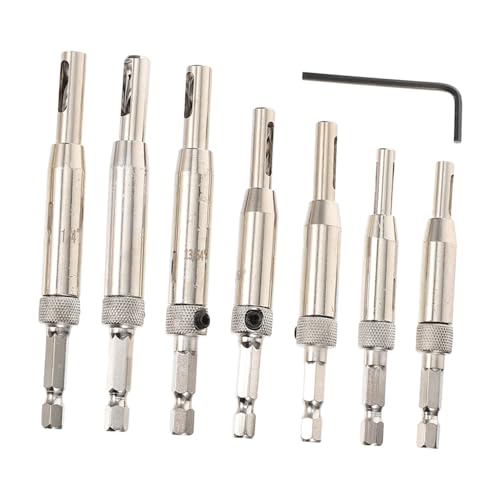 HONITANO Hochwertiges Scharnierbohrerset für Möbelbau Robustes DIY Hinge Installation Werkzeug Präzise Bohrschablone mit Zentrierbohrer Langlebiges Kompaktes für Effizientes Holzbohren von HONITANO