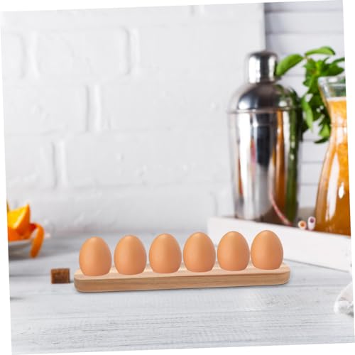 HONITANO Holz eierhalter Küchen tablett aus Robustem Holz mit Fächern Stabiler Sicherer Eierbehälter für Zuhause Schützendes Eier aufbewahrungstablett gegen Bruch Praktisches HONITANO Holz eierhalter Küchen tablett aus Robustem Holz mit Fächern Stabiler Sicherer Eierbehälter für Zuhause Schützendes Eier aufbewahrungstablett gegen Bruch Praktisches von HONITANO