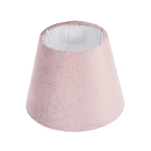 HONITANO Kleiner Lampenschirm Vintage Stoff Lampenschirm mit Weißem Samtfutter Eleganter Trommelschirm für Tisch Wand und Hängelampen Praktische Lampenzubehörteile von HONITANO