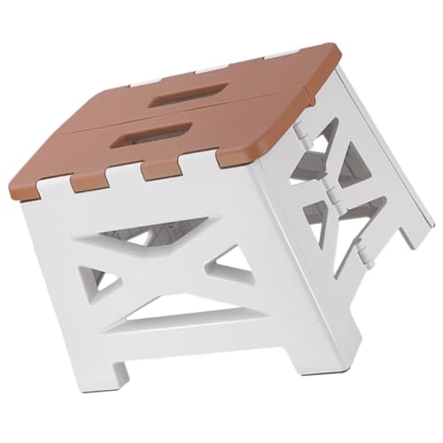 HONITANO Kompakter Faltbarer Sitzhocker Tragbar Leichter Outdoor Camping Tritthocker für Angeln Picknick Garten Reisen Klein Handlich mit Glatten Kanten und Praktischem Klappdesign von HONITANO