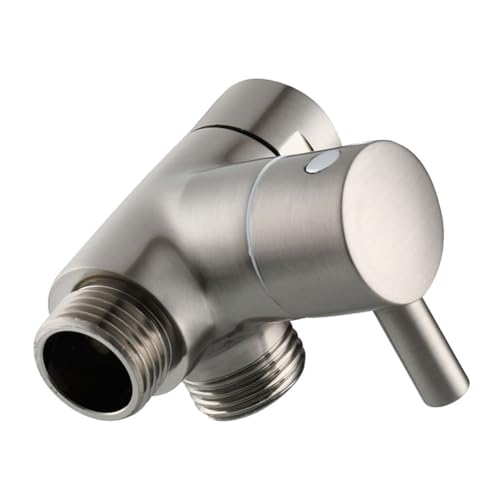 HONITANO Kupfer Duscharm Umschaltventil Wege Verteilerventil mit Robustem Kupfergriff Auslaufsicher Einfache Installation Geeignet für Waschbecken und Handbrause Wassersparend und von HONITANO