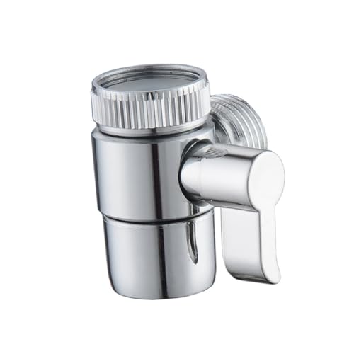 HONITANO Kupfer Duscharm Umschaltventil mit Einzelhebel Langlebiger Wasserhahn Vierwege Umsteller für Handbrause und Wasserhahn Praktische Installation für Duschangebrauch von HONITANO