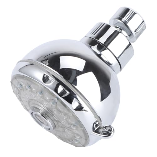 HONITANO LED Duschkopf mit Farbwechsel Farbiges LED Licht Temperaturanzeige Handbrause Verstellbar aus Abs Korrosionsbeständig Einfache Montage ohne Werkzeug Passend für Schiebestange HONITANO LED Duschkopf mit Farbwechsel Farbiges LED Licht Temperaturanzeige Handbrause Verstellbar aus Abs Korrosionsbeständig Einfache Montage ohne Werkzeug Passend für Schiebestange von HONITANO