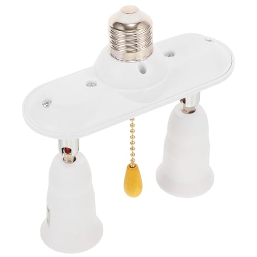 HONITANO Lampenfassung Verteiler mit Zugschalter Fach Adapter aus Kupferhaltigem Feuerfestem Material Einfache Installation ohne Werkzeug Geeignet für Büro Wohnzimmer Werkstatt und Flur HONITANO Lampenfassung Verteiler mit Zugschalter Fach Adapter aus Kupferhaltigem Feuerfestem Material Einfache Installation ohne Werkzeug Geeignet für Büro Wohnzimmer Werkstatt und Flur von HONITANO