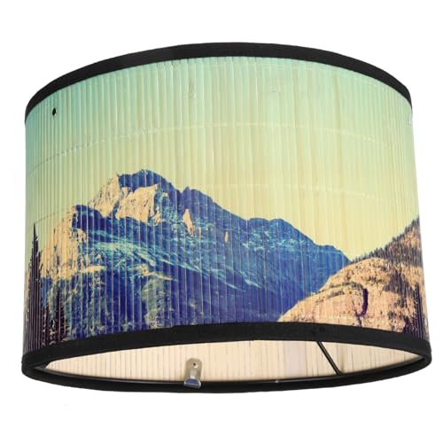 HONITANO Lampenschirm Pendelleuchte Retro Lampenabdeckung Decke Hängelampe Handgefertigt Robust Leicht Installierbar Für Wohnräume Gemütliche Atmosphäre HONITANO Lampenschirm Pendelleuchte Retro Lampenabdeckung Decke Hängelampe Handgefertigt Robust Leicht Installierbar Für Wohnräume Gemütliche Atmosphäre von HONITANO