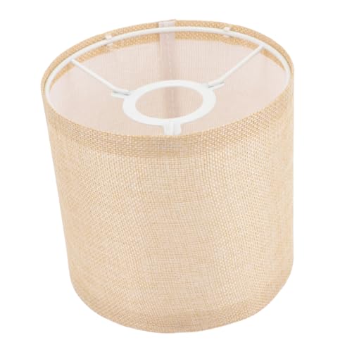 HONITANO Lampenschirm aus Hochwertigem Stoff Abnehmbar und Faltbar Dekorative Lampenabdeckung für Tisch Wand und Stehlampen Rundes Design aus Gelbem Jutestoff Langlebiges Material Wohnliche HONITANO Lampenschirm aus Hochwertigem Stoff Abnehmbar und Faltbar Dekorative Lampenabdeckung für Tisch Wand und Stehlampen Rundes Design aus Gelbem Jutestoff Langlebiges Material Wohnliche von HONITANO