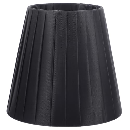 HONITANO Lampenschirm aus Stoff Kleiner Lampenschirm für Innenbeleuchtung Stabiles Eisen und Baumwollmaterial Einfach zu Montieren Geeignet für Schlafzimmer und Büro von HONITANO