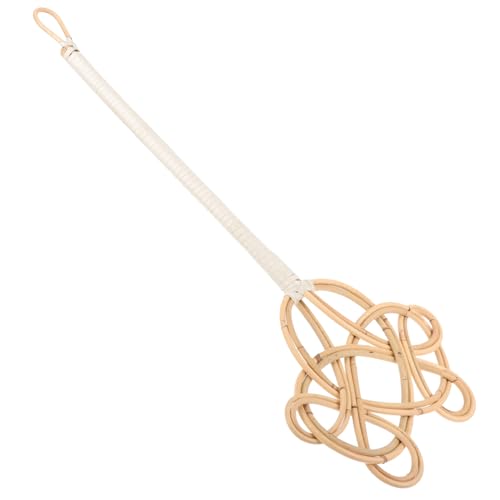 HONITANO Langstieliges Steppdecken Reinigungswerkzeug aus Weide mit Breiter Fläche Stabilem Griff für Effektive und Fusselentfernung an Decken Kissen und Bettwäsche Praktisch und Einfach von HONITANO