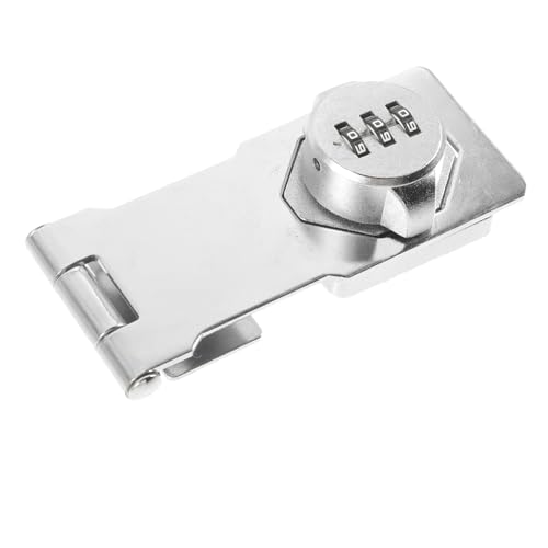 HONITANO Mechanisches Zahlenschloss Riegel aus Metall Drehbarer Sicherheitsüberfalle mit Passwortfunktion Abschließbar Geeignet für Kleine Türen Schränke Scheunentore Badezimmer Outdoor von HONITANO