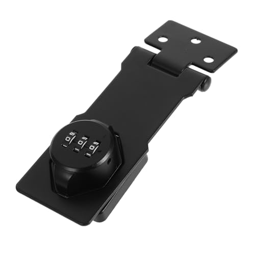 HONITANO Mechanisches Zahlenschloss Schrankschloss ohne Schlüssel Robustes Passwort hasp schloss für Küchen Büroschränke Drei Lochboden Schwarz Vielseitig für Aufbewahrung und HONITANO Mechanisches Zahlenschloss Schrankschloss ohne Schlüssel Robustes Passwort hasp schloss für Küchen Büroschränke Drei Lochboden Schwarz Vielseitig für Aufbewahrung und von HONITANO