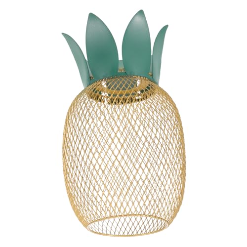 HONITANO Metall Lampenschirm für Pendelleuchte Dekorativer Mesh Lampenschirm Langebiger Metallschirm für Esszimmer Bar von HONITANO